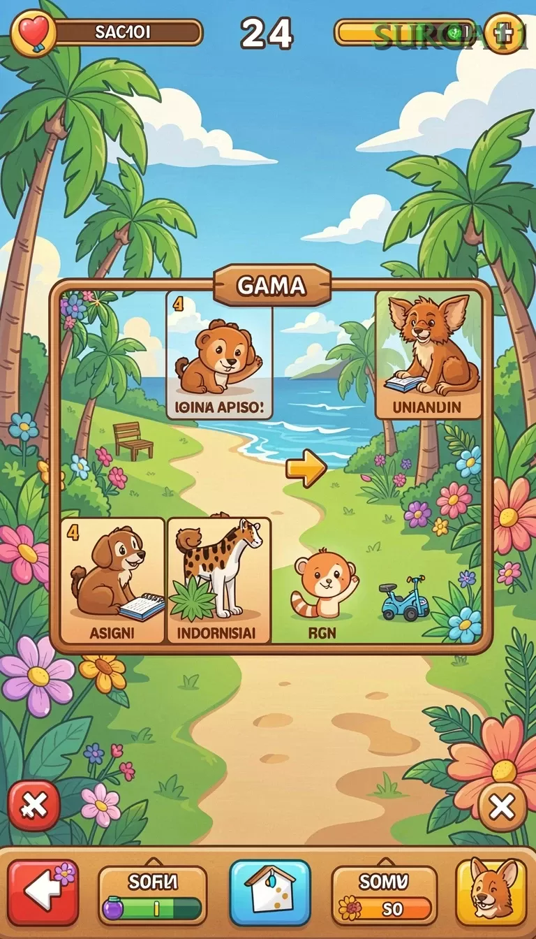 Cuplikan layar SUPWIN777 — aktivitas
