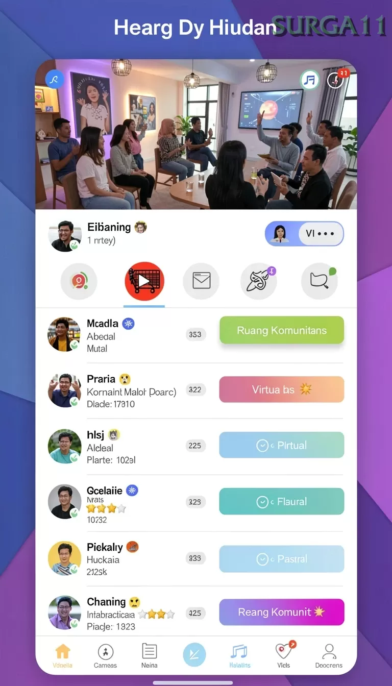 Cuplikan layar RVIP2 — aktivitas
