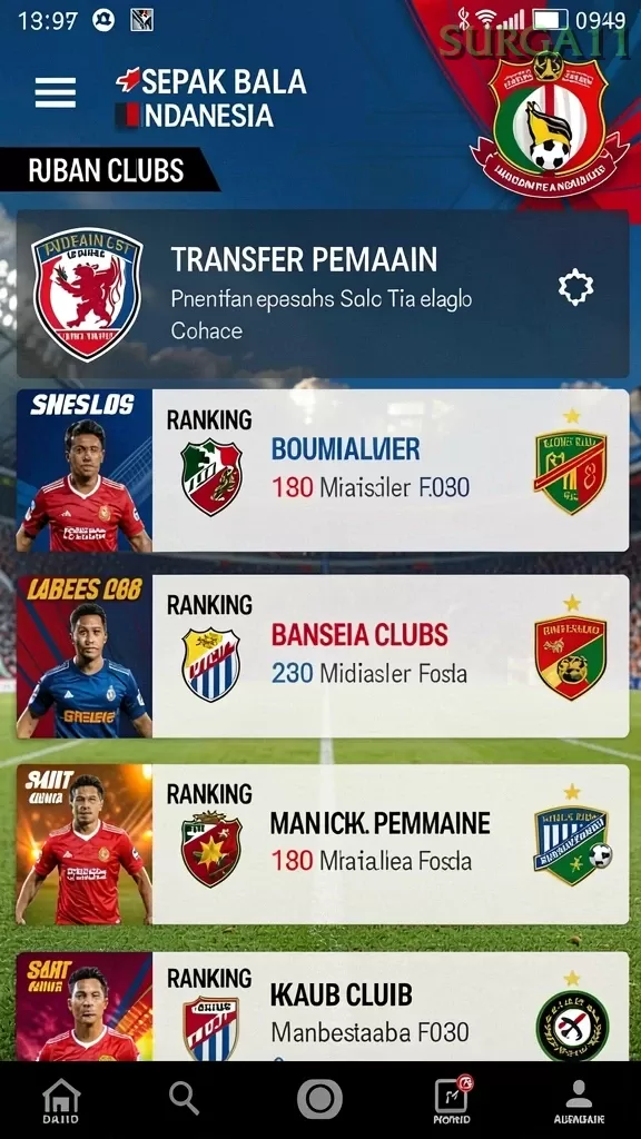 Cuplikan layar VT789 — halaman utama